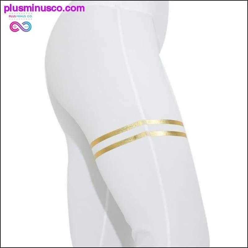Damskie legginsy do biegania Skinny Compression Joggers Gym Pants - plusminusco.com