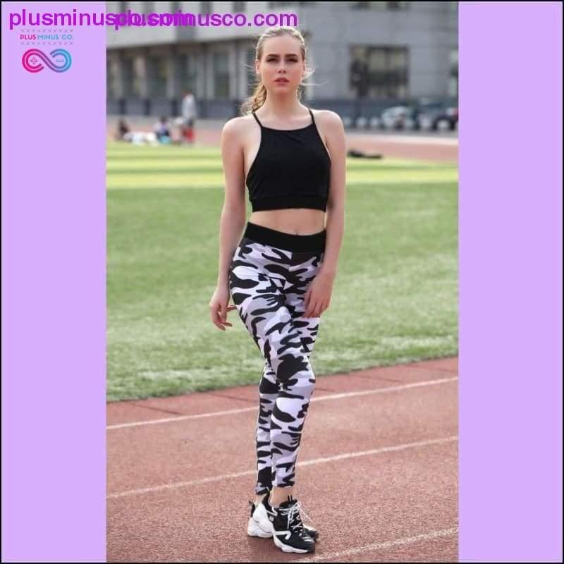 Løpebukser for kvinner Sport Yoga Leggings - plusminusco.com