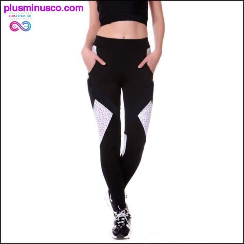 Женские брюки для бега, спортивные леггинсы для йоги - plusminusco.com