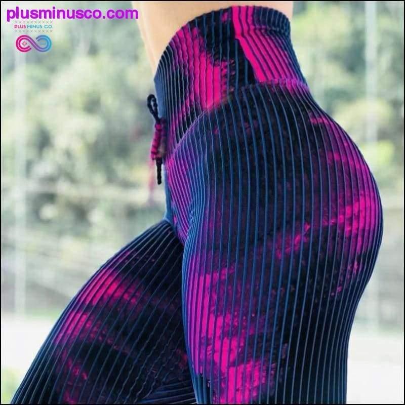 Ženske - potiskane elastične pajkice z visokim pasom - plusminusco.com