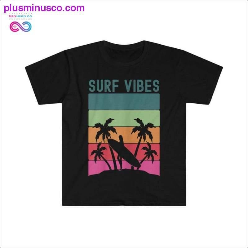 여성용 레트로 여름 서핑 바이브 티셔츠 - plusminusco.com