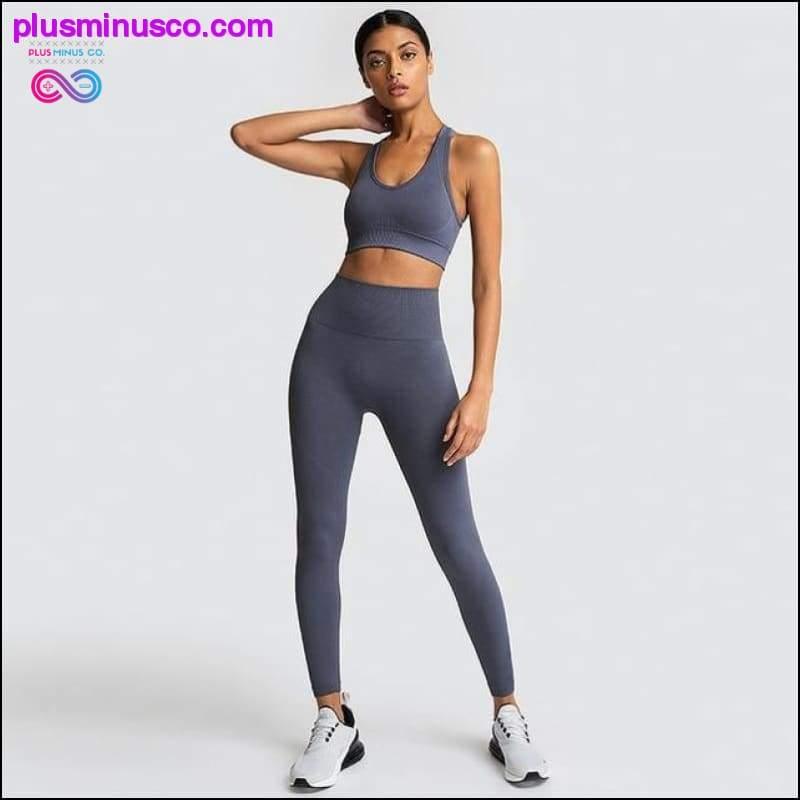 Pakaian Olahraga Yoga Mulus Wanita Olahraga Kebugaran Untuk - plusminusco.com