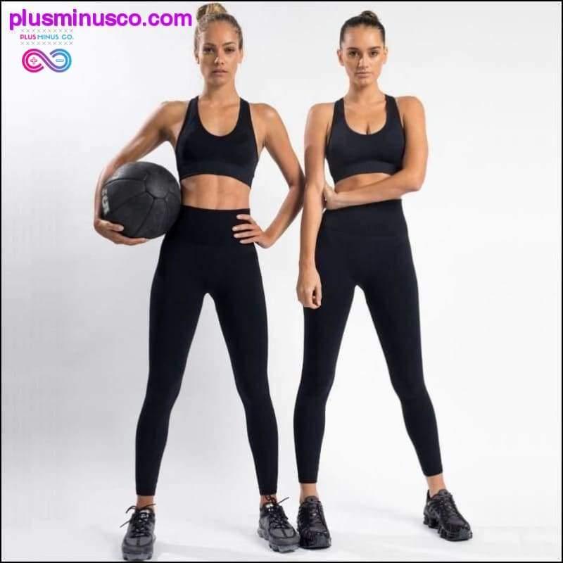 Traje de yoga sin costuras para mujer Ropa deportiva Fitness Deporte para - plusminusco.com