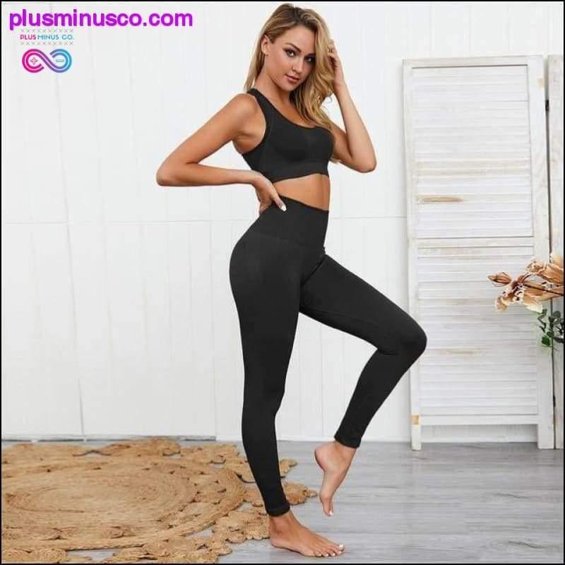 Kadın Dikişsiz Yoga Takımı Spor Giyim Fitness Sporları İçin - plusminusco.com