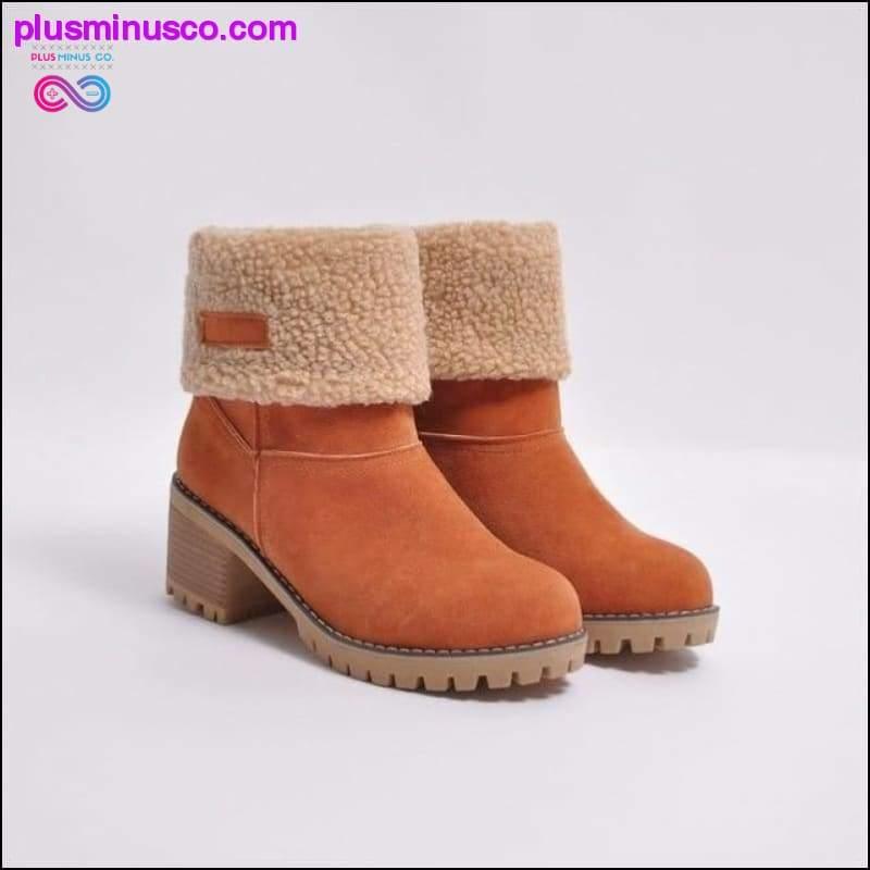 Ženska obuća Čizme za snijeg Ženske zimske tople čizme - plusminusco.com