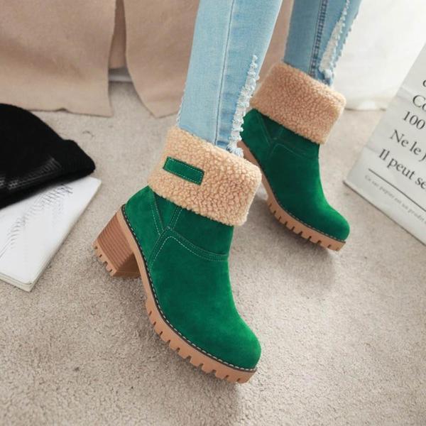 Women's Shoes Snow boots Ladies Winter Flock Warm Boots - plusminusco.com