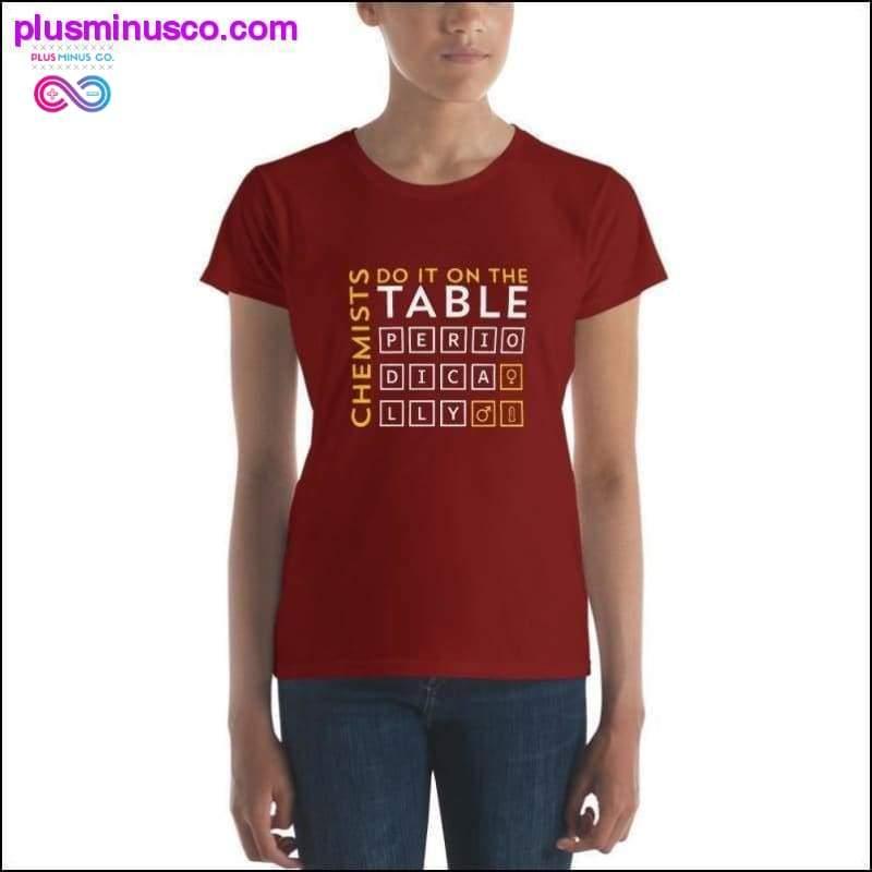 T-shirt à manches courtes pour femmes - plusminusco.com