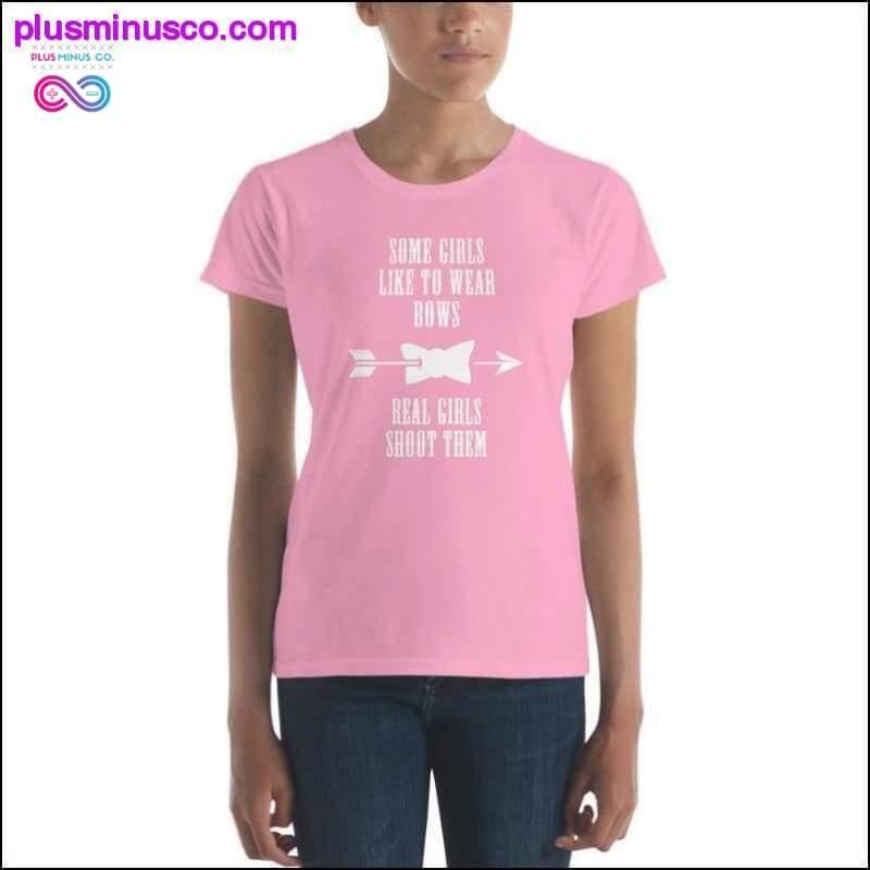 Sieviešu t-krekls ar īsām piedurknēm - plusminusco.com