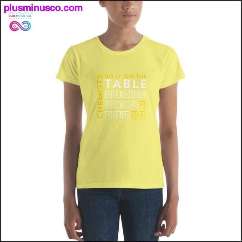 Women's short sleeve t-shirt - plusminusco.com