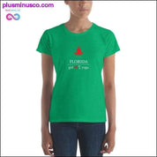 Жаночая футболка з кароткім рукавом - plusminusco.com