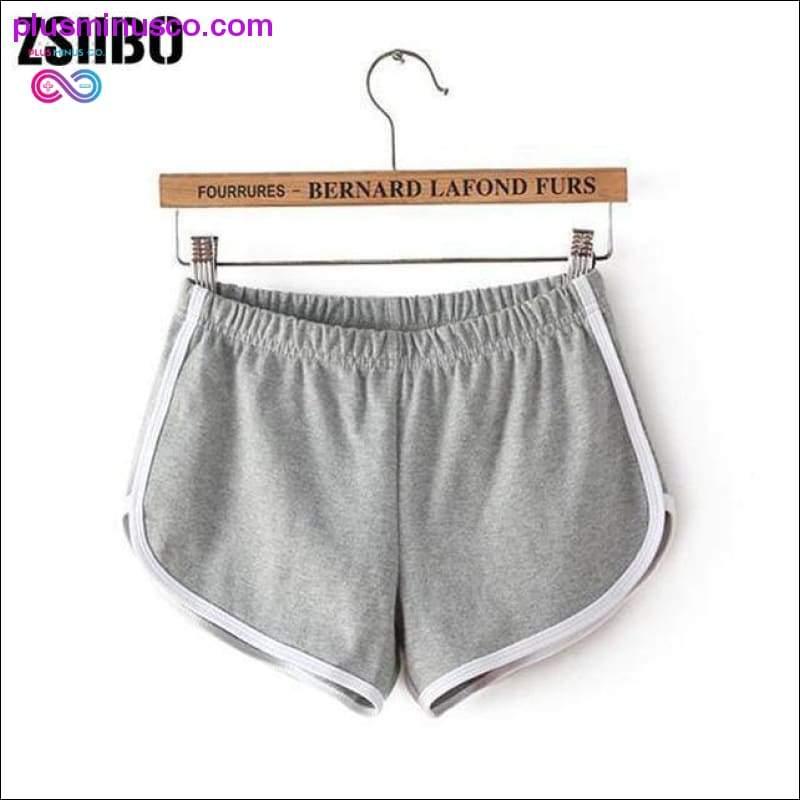 pantalones cortos de mujer Pantalones cortos de mezcla de verano 2020 en contraste - plusminusco.com