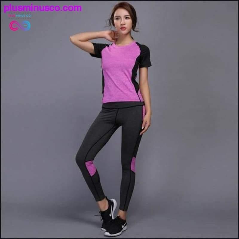 Women's Sportswear Yoga Set Fitness Gym Clothes Running - plusminusco.com