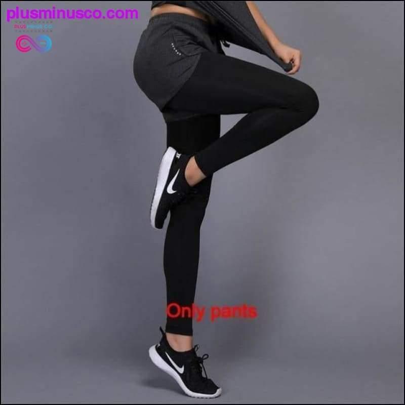 Sieviešu sporta apģērbu jogas komplekts fitnesa sporta zāles apģērbs skriešanai — plusminusco.com