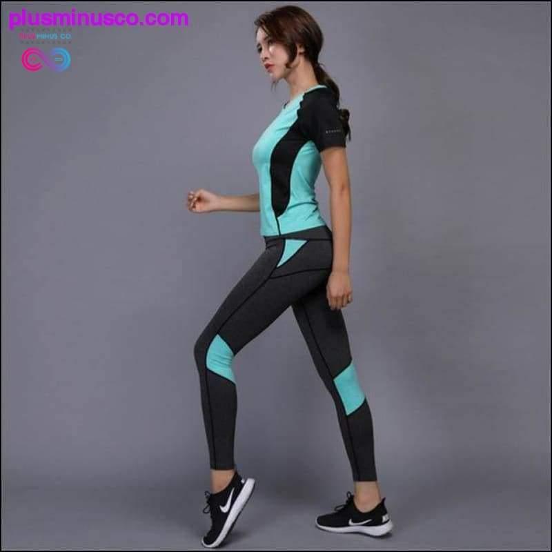 Sportkläder för kvinnor Yogaset Fitness Gym Kläder Löpning - plusminusco.com