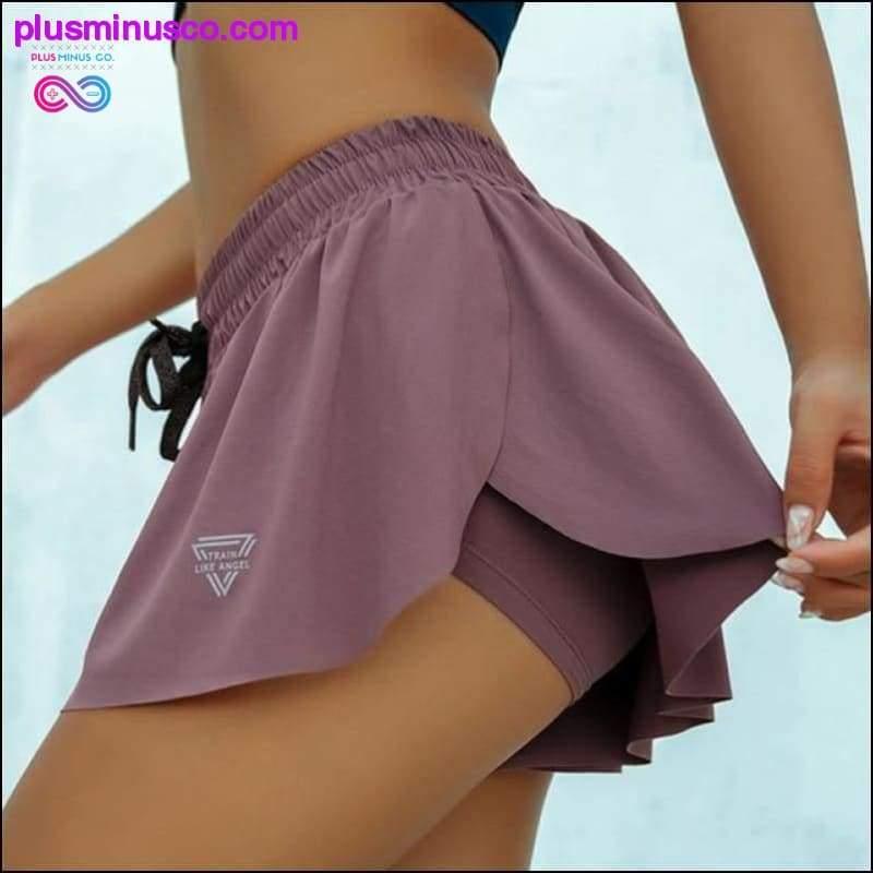 Pantalones cortos para correr de verano para mujer || PlusMinusco.com - plusminusco.com