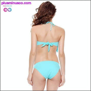 Conjunto de bikini de talla grande con flecos sexy para mujer - plusminusco.com
