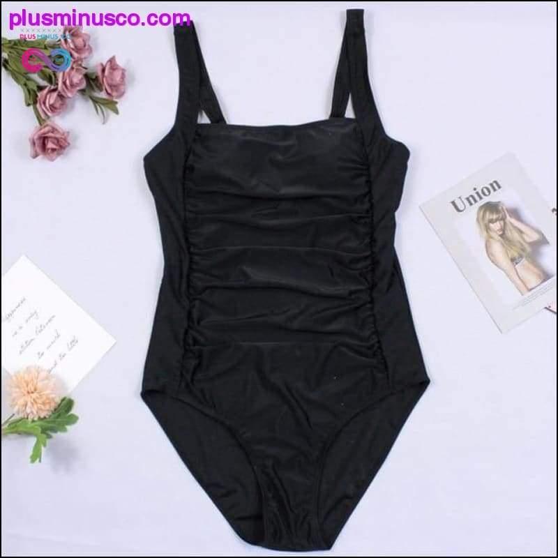 Moteriški seksualūs didelio dydžio vienetiniai retro maudymosi kostiumėliai – plusminusco.com