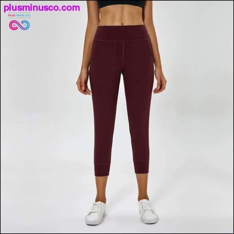 Women Side Pockets Naked Feeling Stretch Leggings - plusminusco.com
