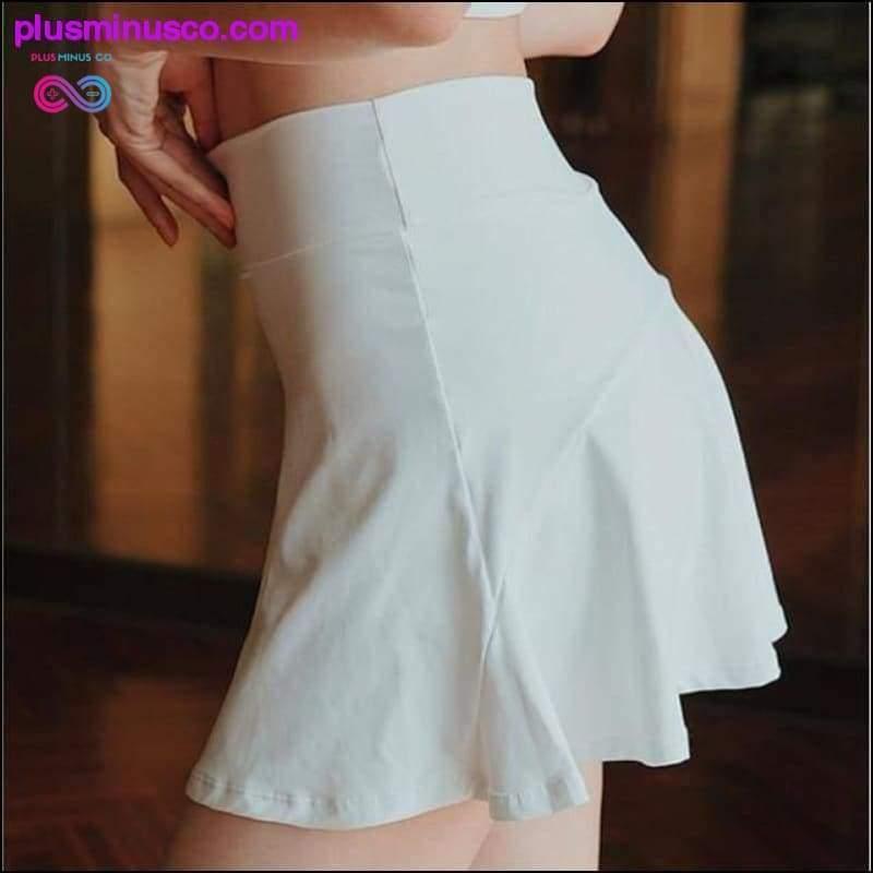 Women Sports Shorts Skirt Pleated Yoga Skort - Fitness - plusminusco.com