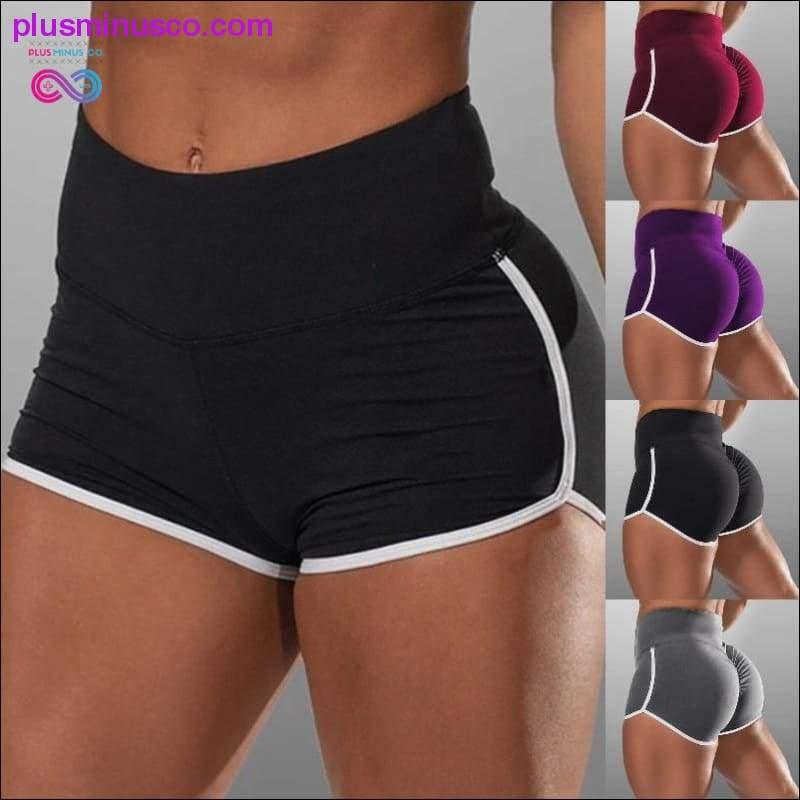 Жіночі спортивні шорти для йоги, тренування, фітнес, жіночий біг - plusminusco.com
