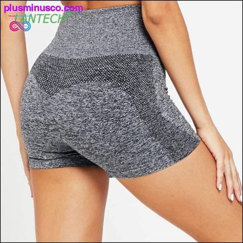 Жіночі спортивні шорти Yoga для бігу, спортивний одяг, фітнес - plusminusco.com