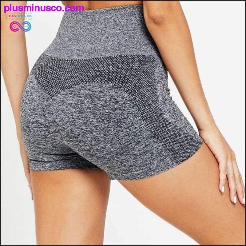 Жіночі спортивні шорти Yoga для бігу, спортивний одяг, фітнес - plusminusco.com