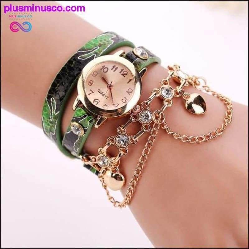 Women Watches 2019 Relogio Feminino PU Leather Rhinestone - plusminusco.com