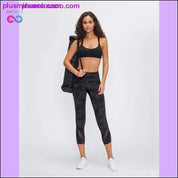 Women Yoga High Waist Skinny Stretch Fitness Leggings - plusminusco.com