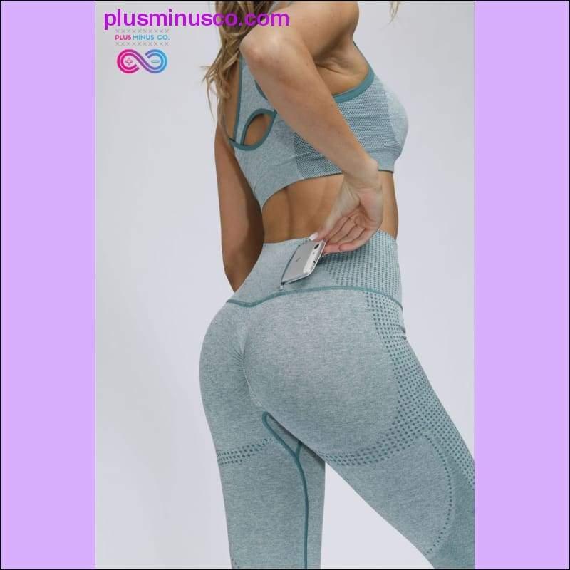 Womens Clothing 2021 New V-neck Sportswear Yoga Suit Two - plusminusco.com