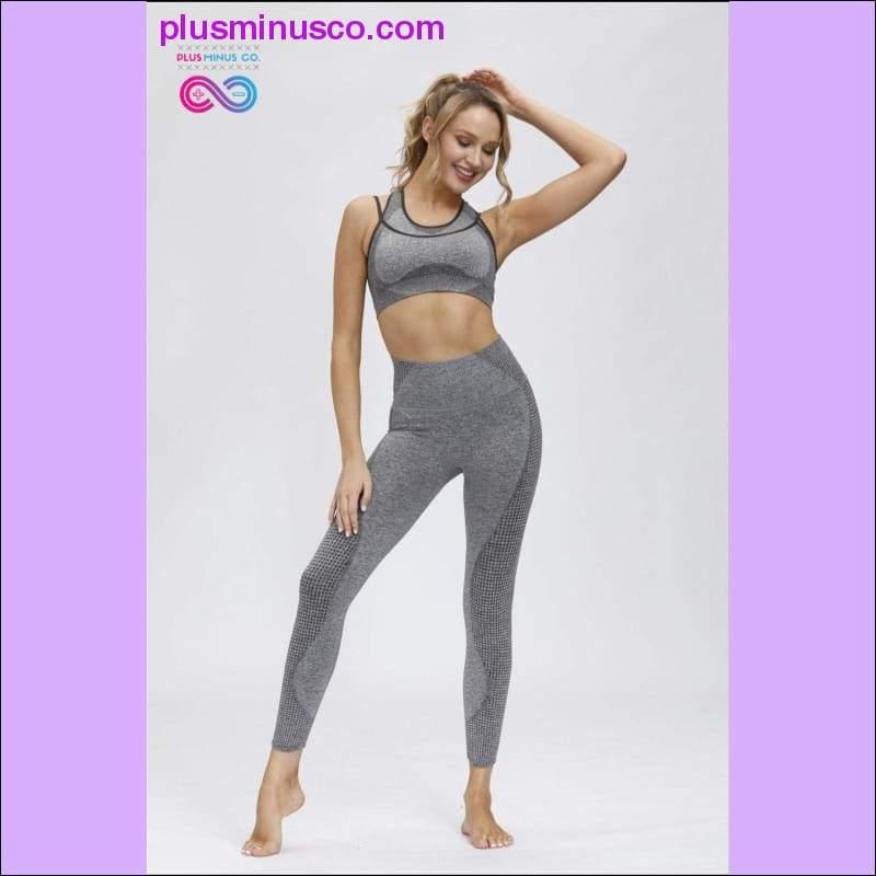 Womens Clothing 2021 New V-neck Sportswear Yoga Suit Two - plusminusco.com