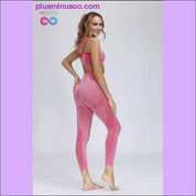 Womens Clothing 2021 New V-neck Sportswear Yoga Suit Two - plusminusco.com