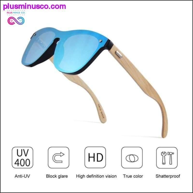 Træsolbriller til kvinder Fashion Brand Designer UV400 - plusminusco.com
