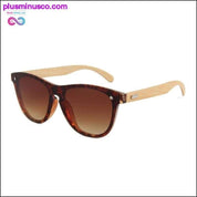 النظارات الشمسية الخشبية للنساء أزياء العلامة التجارية مصمم UV400 - plusminusco.com