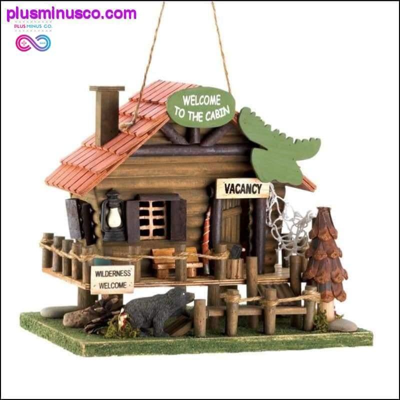 Woodland Cabin Birdhouse – plusminusco.com