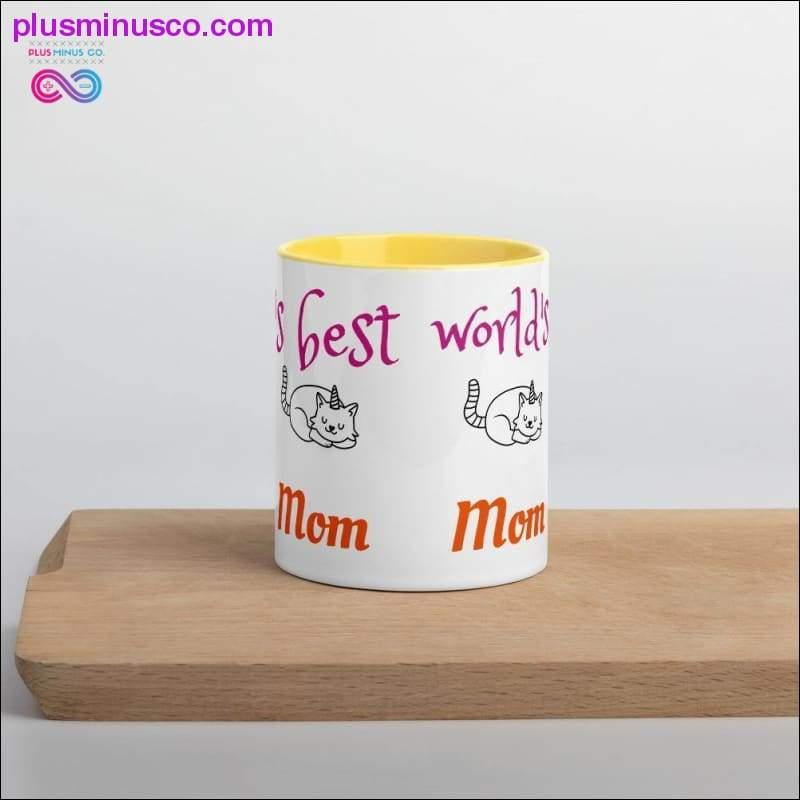 La mejor taza de mamá gato del mundo | Idea de regalo para mamá | Regalo para mamá gata - plusminusco.com