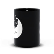 Yin Yang Black and white Cats Black Mugs  couple Gift Ideas, Yin Yang Bff, Bff Gift, Bff Couple Coffee, Crazy Cat Lovers Gift, Gift For Her - plusminusco.com