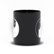 Yin Yang Black and white Cats Black Mugs  couple Gift Ideas, Yin Yang Bff, Bff Gift, Bff Couple Coffee, Crazy Cat Lovers Gift, Gift For Her - plusminusco.com