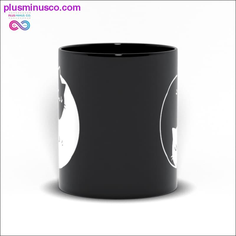 Yin Yang Cats Black Mugs - plusminusco.com