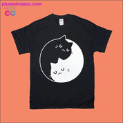 음양 고양이 티셔츠 - plusminusco.com