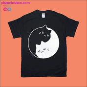 Yin Yang Cats T-Shirts - plusminusco.com