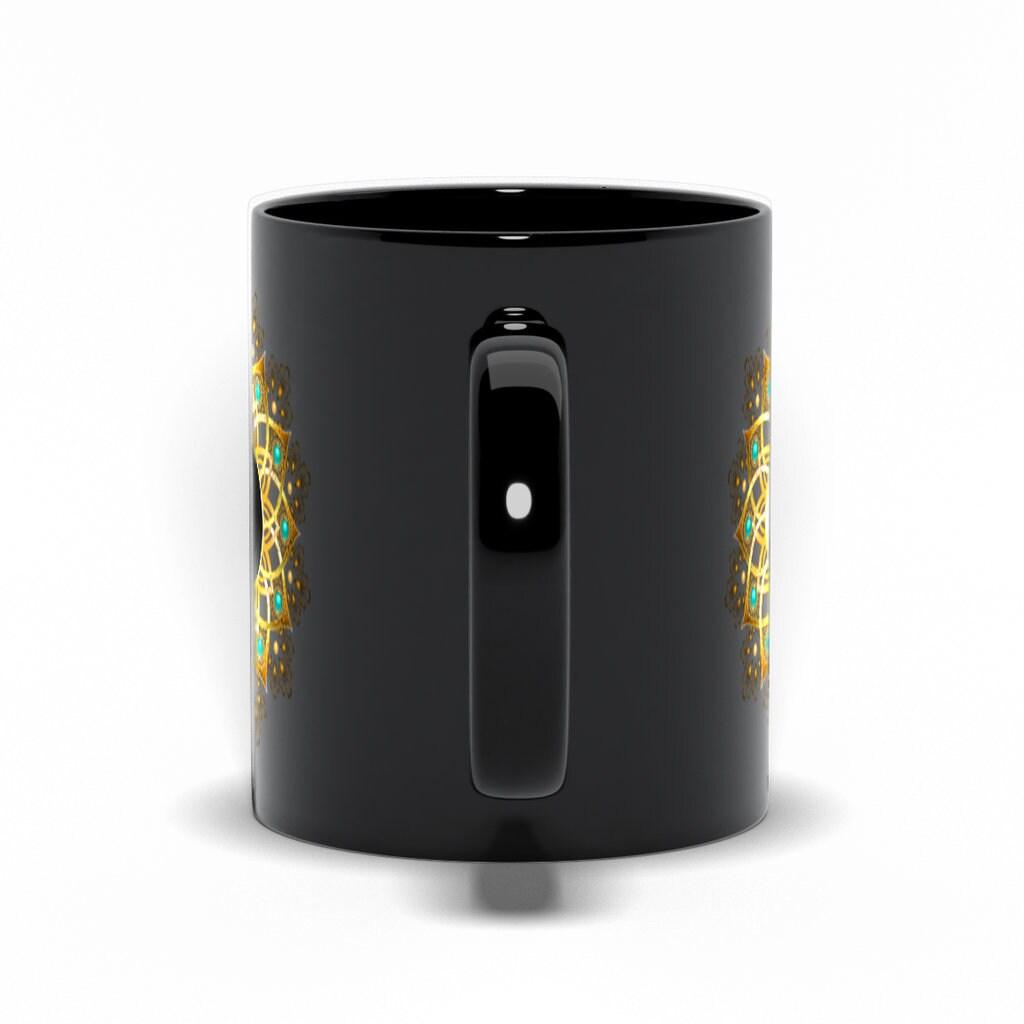 Yin Yang Mandala Black Mugs, Symbol Of Yin Yang,Mandala Art  Tribal Art, Harmony, Meditation, Seek Balance, Gift for Her, Gift for Him - plusminusco.com