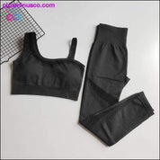 Брюки для йоги женские бесшовные одежда для фитнеса спортивная одежда для женщин - plusminusco.com