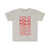 YOLO Red Design Classic T-Shirts YOLO You Only Live Once Funny Shirt - plusminusco.com