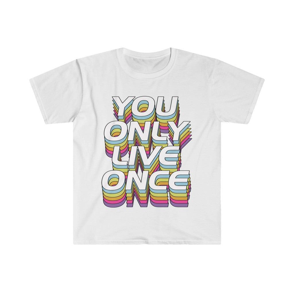 You Only Once T-shirts, YOLO Tee, YOLO trader Wall Street oklade - plusminusco.com