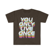 Футболки You Only Live Once, футболки YOLO, ставки трейдера YOLO на Уолл-стріт - plusminusco.com