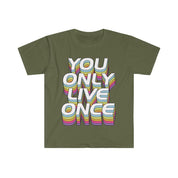 You Only Live Once T-Shirts, YOLO Tee, YOLO trader Wall Street bets - plusminusco.com