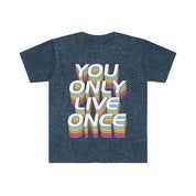 You Only Live Once T-Shirts, YOLO Tee, YOLO trader Wall Street bets - plusminusco.com