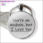 You're My Favorite Asshole Love Quote Key Chain Key Rings - plusminusco.com