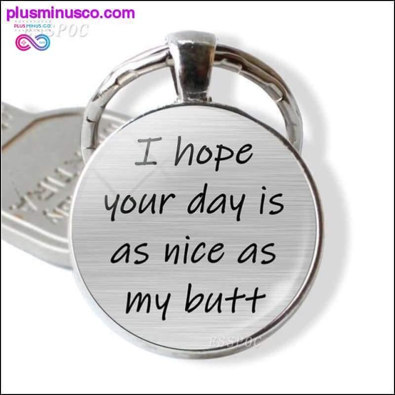 You're My Favorite Asshole Love Quote Key Chain Keyrings - plusminusco.com