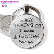 Du er mit yndlingsrøvhul Love Quote Key Chain Nøgleringe - plusminusco.com